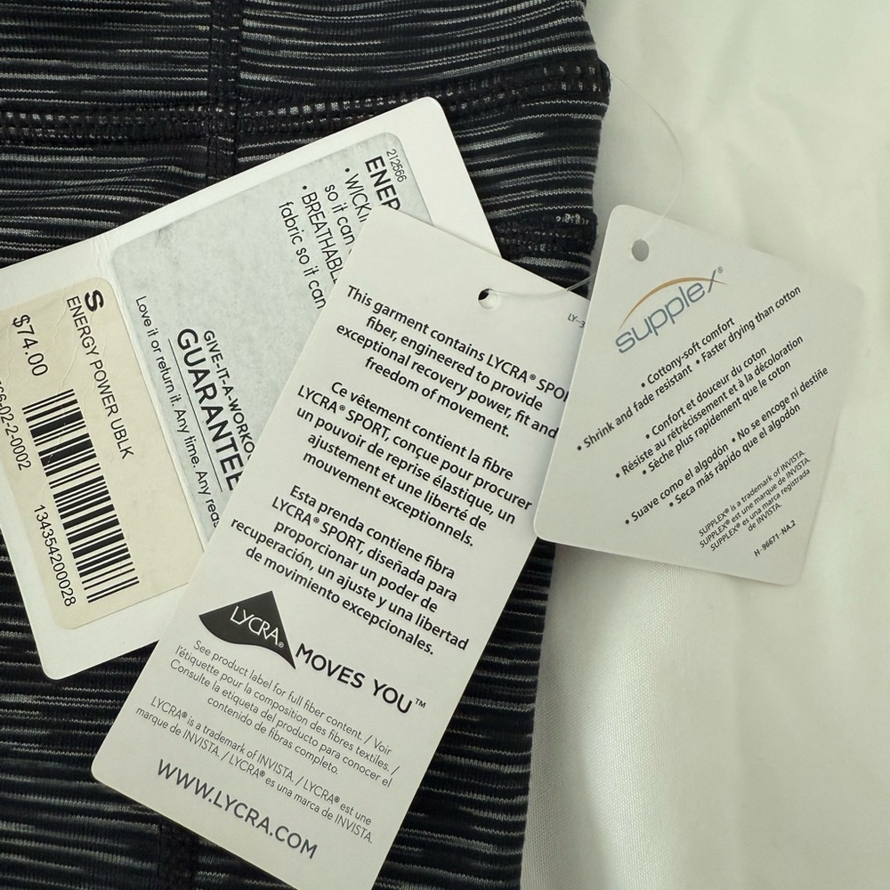 Athleta NWT Charcoal Cropped Women Leggings - Picture 4 of 7